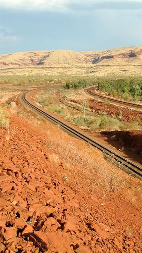 Pilbara Train Line, WA.